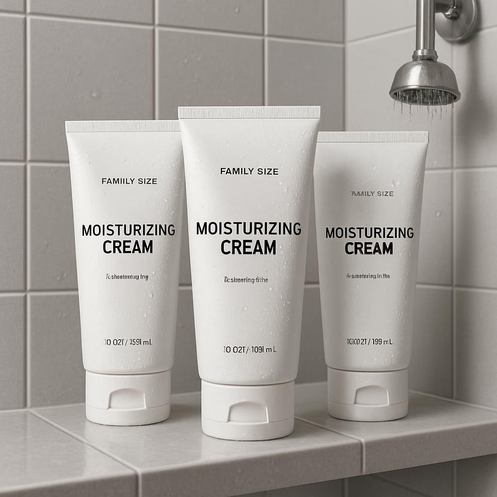 Crème raffermissante pour la famille.